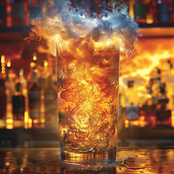 Effets spectaculaires avec glace carbonique pour cocktails